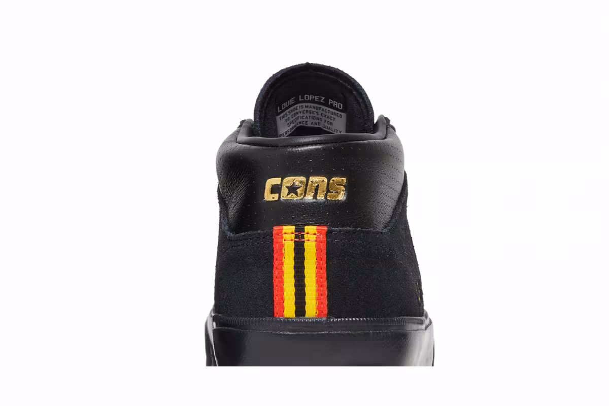 Converse Louie Lopez Pro Mid Mi Gente Capsule - Black Poppy Glow, view 8