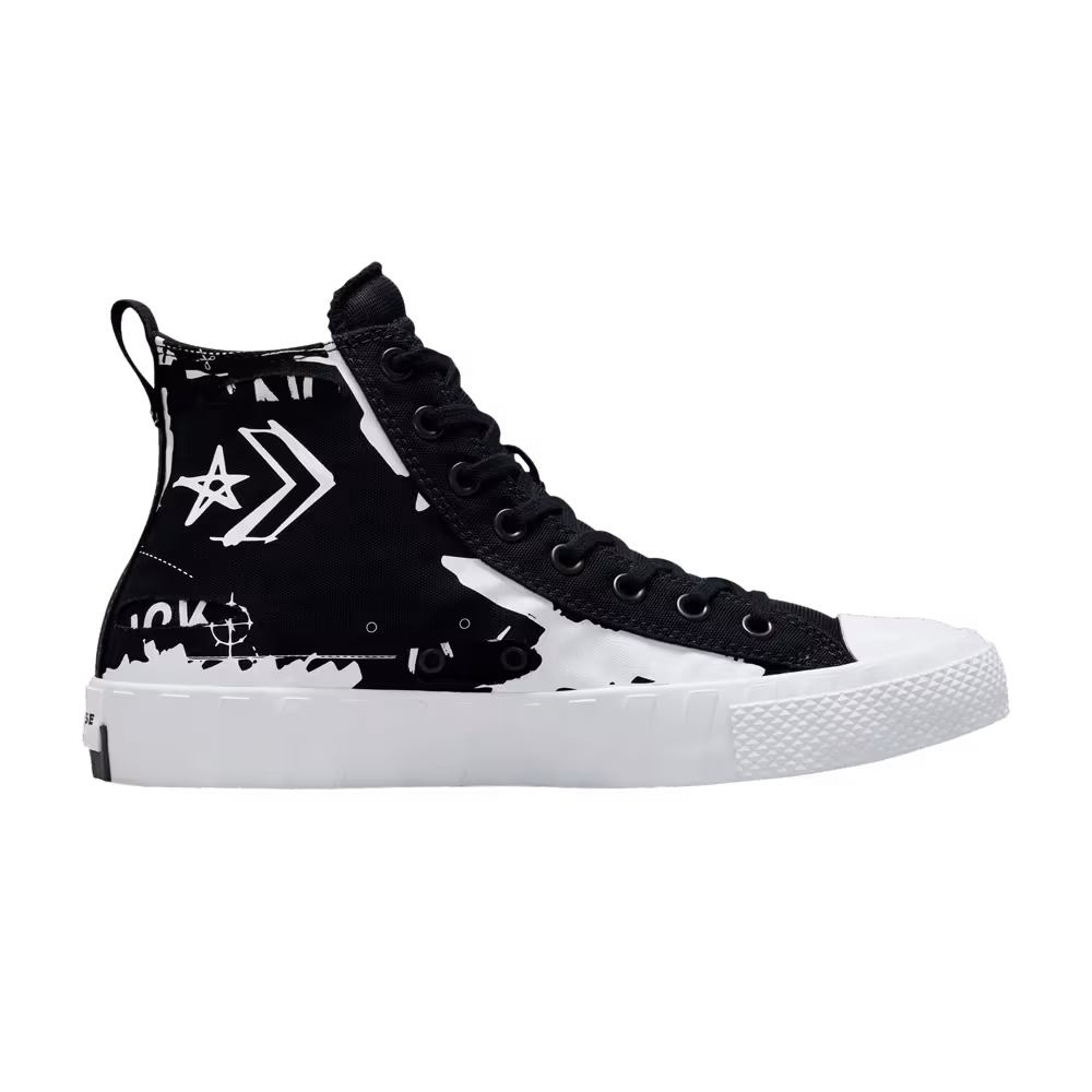 Converse UNT1TL3D Script Print - Black