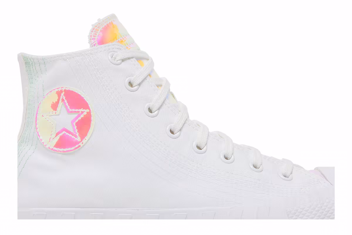 Converse UNT1TL3D High Hi-Vis Collection - White Iridescent, view 3