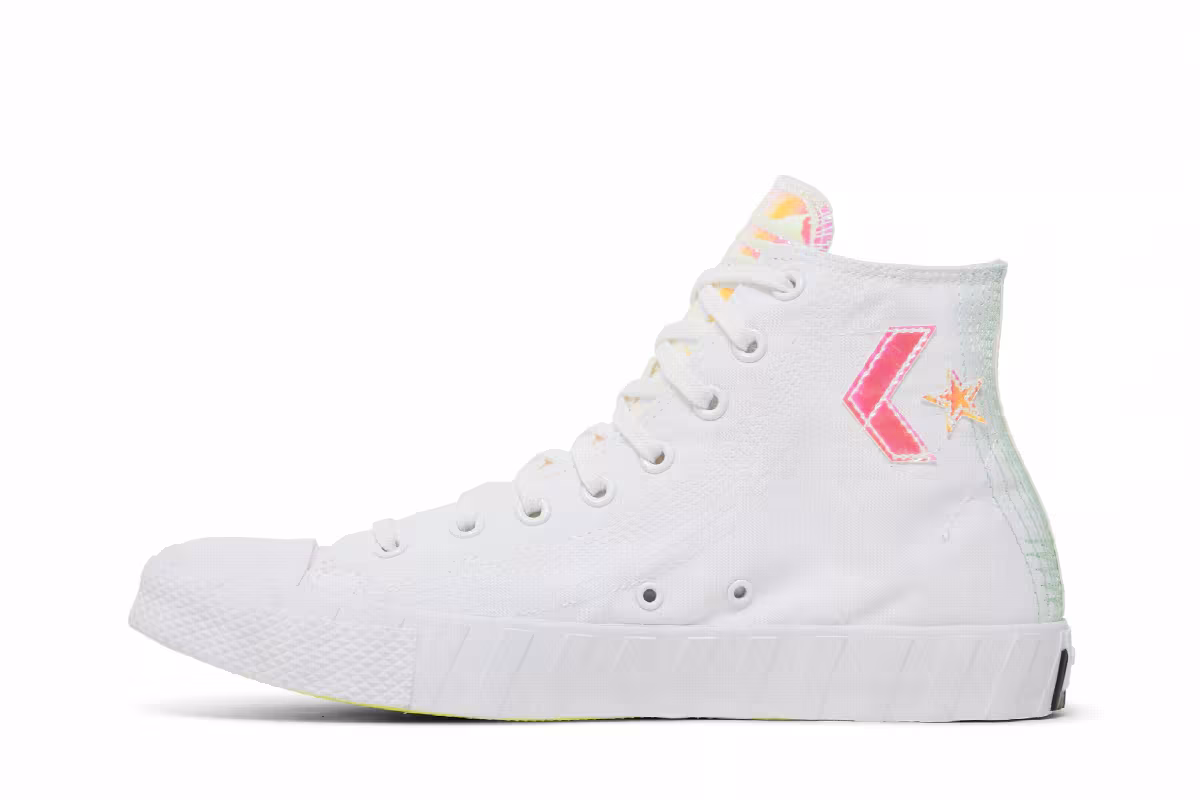 Converse UNT1TL3D High Hi-Vis Collection - White Iridescent, view 4