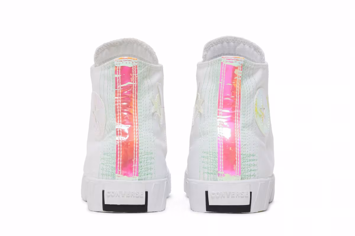 Converse UNT1TL3D High Hi-Vis Collection - White Iridescent, view 7