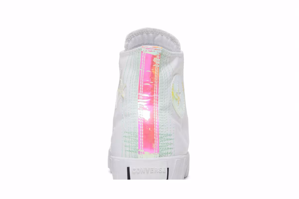 Converse UNT1TL3D High Hi-Vis Collection - White Iridescent, view 8