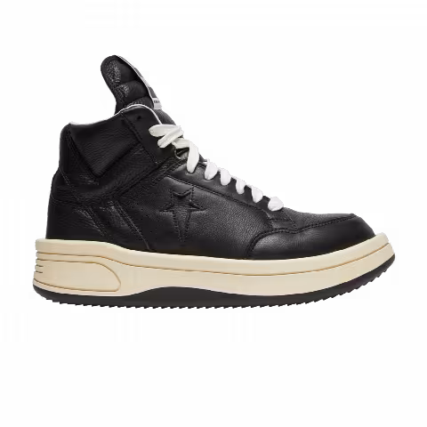 Rick Owens x Converse DRKSHDW TURBOWPN Mid 'Black Cloud Cream'