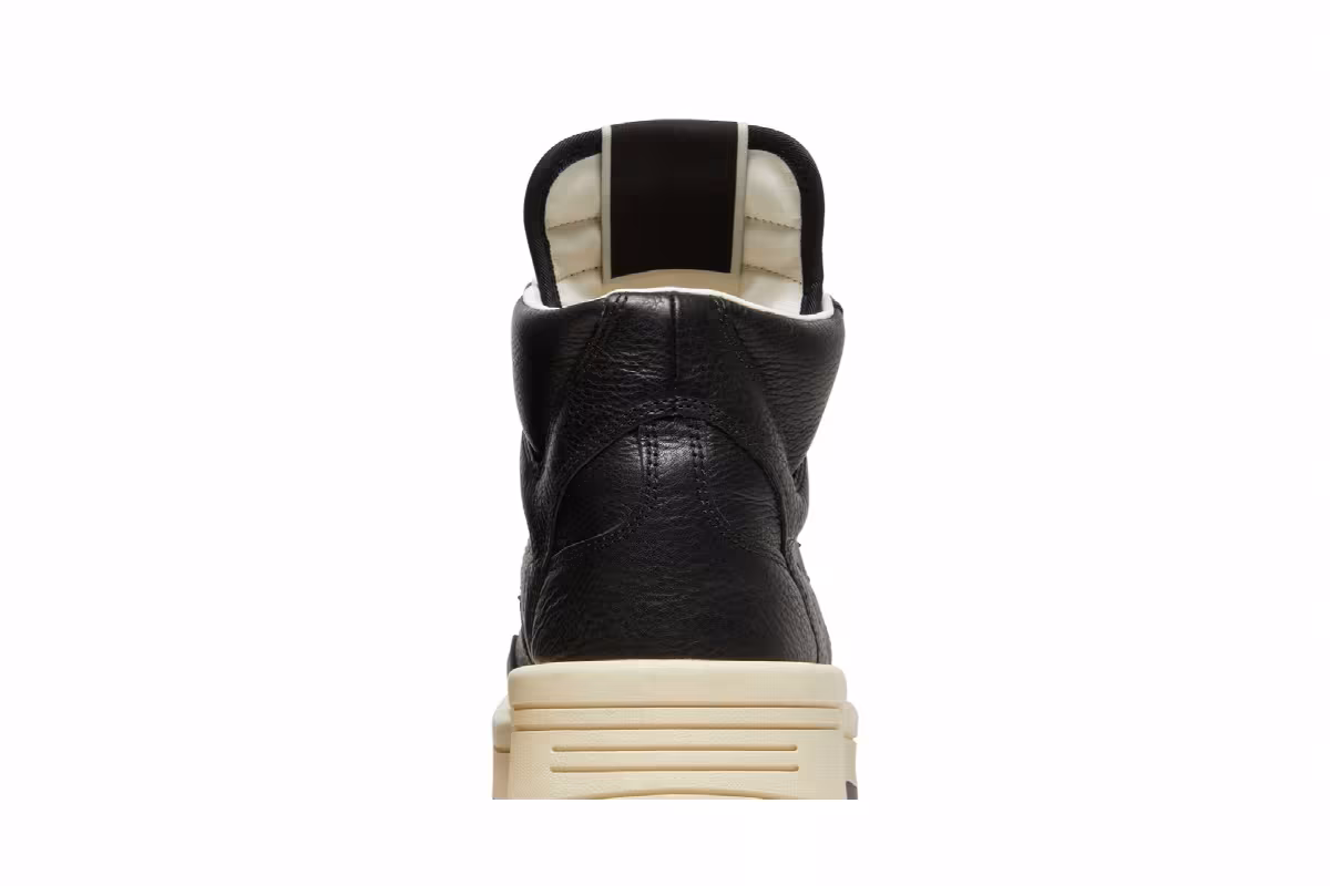 Rick Owens x Converse DRKSHDW TURBOWPN Mid Black Cloud Cream, view 8