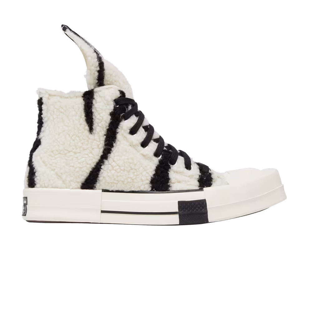 Rick Owens x Converse DRKSHDW TURBODRK Chuck 70 High Zebra