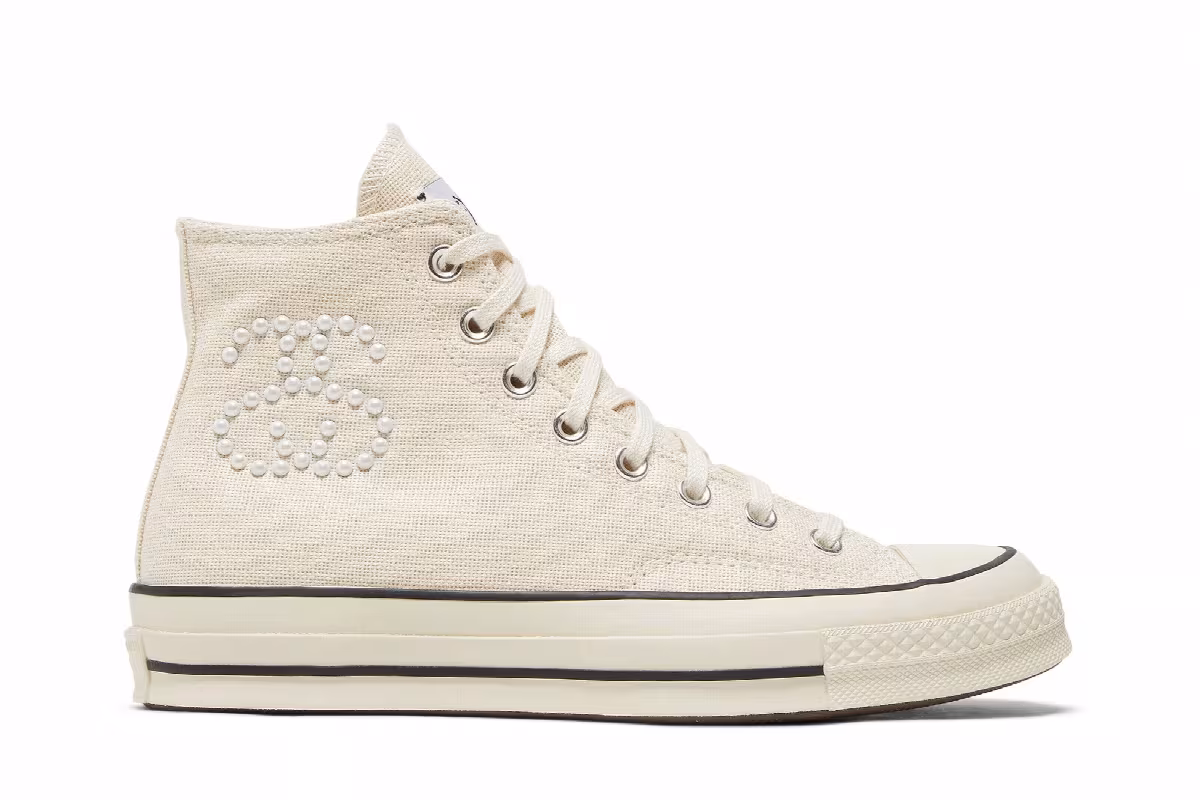 Stussy x Converse Chuck 70 High Fossil, view 2