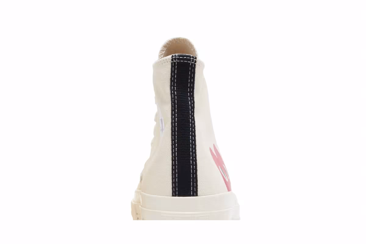 Men's Comme des Garçons Play x Converse Chuck 70 High Milk 2023, view 8