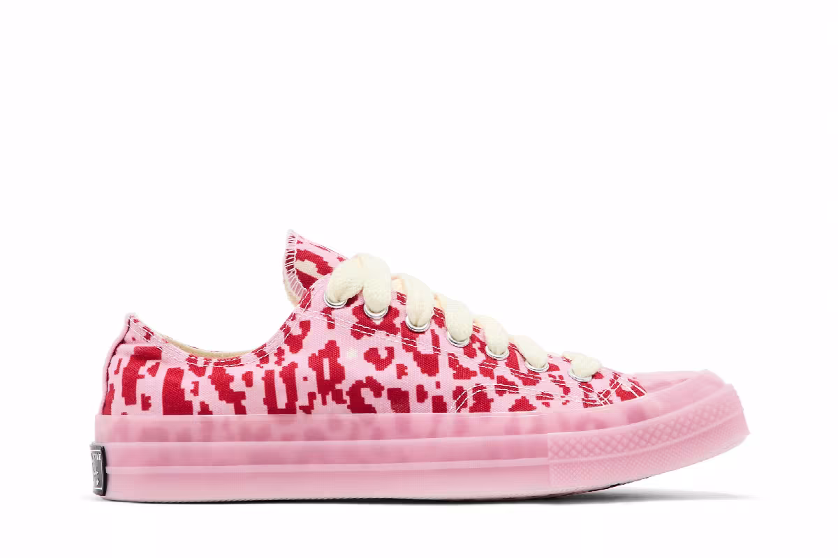 Golf Le Fleur x Converse Chuck 70 Low Digital Leopard Pack - Pink, view 2