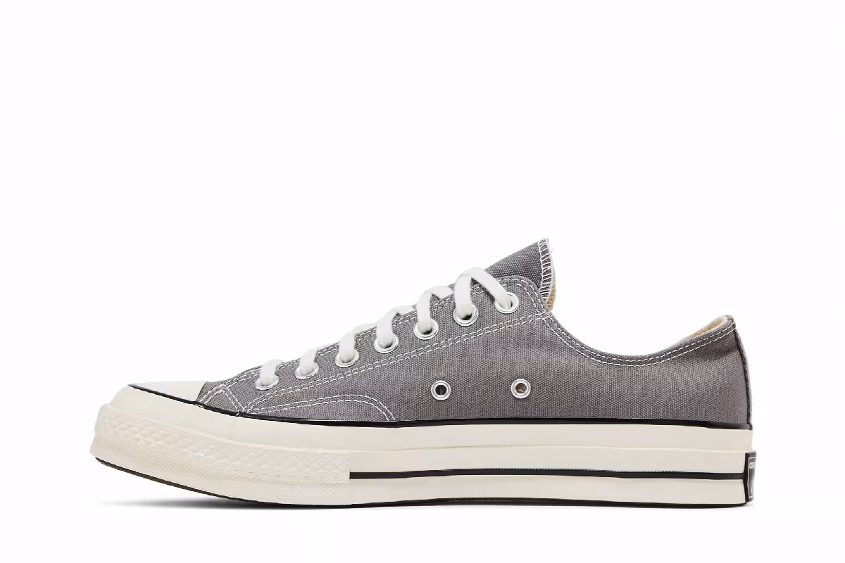 Converse Chuck 70 Vintage Canvas Low Origin Story Grey, view 4
