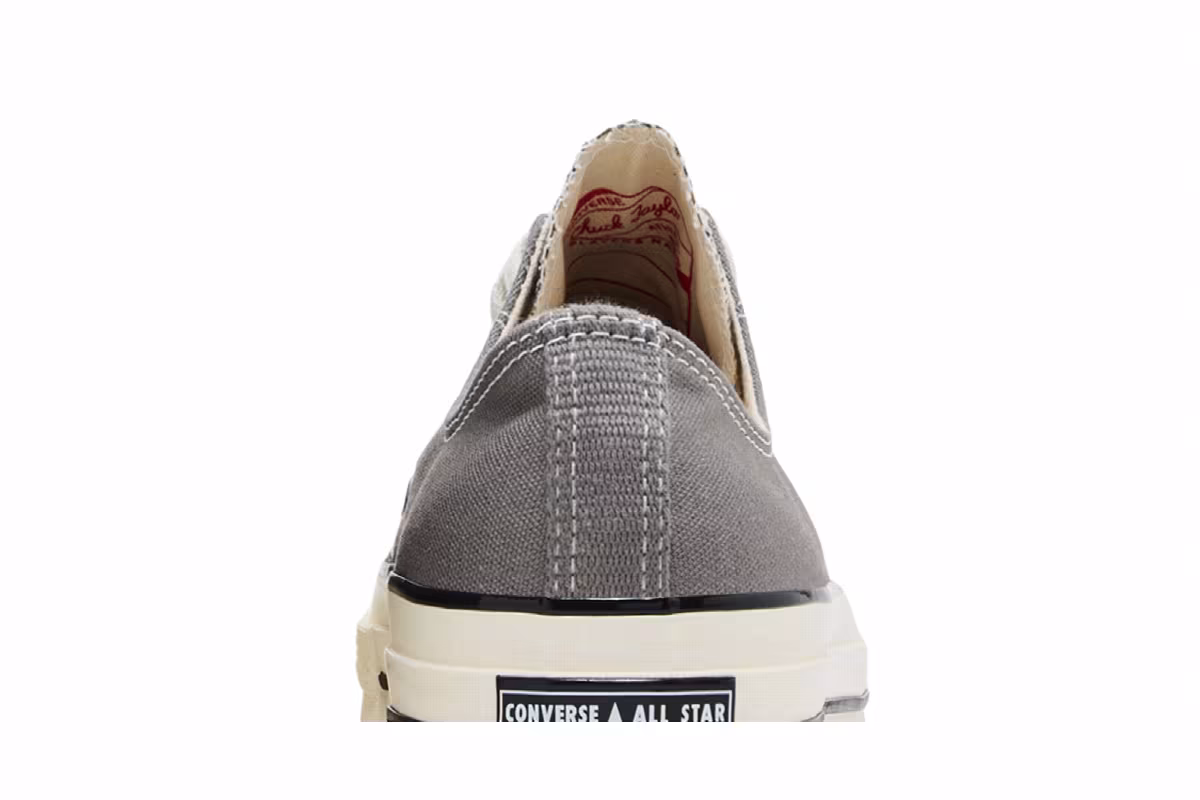 Converse Chuck 70 Vintage Canvas Low Origin Story Grey, view 8