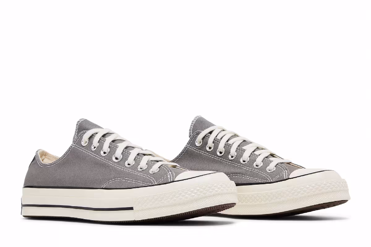 Converse Chuck 70 Vintage Canvas Low Origin Story Grey, view 9