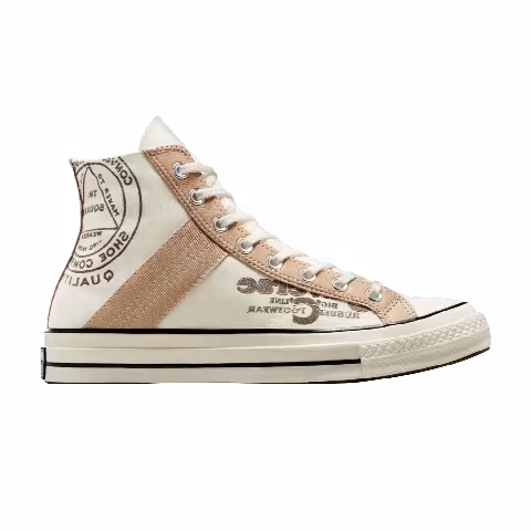 Converse Chuck 70 Leather Overlay High 'Egret Champagne Tan'