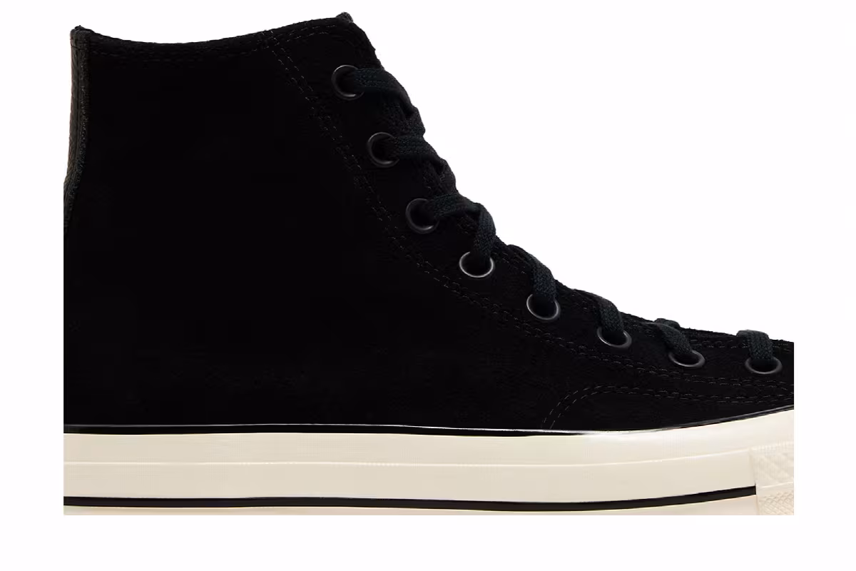 Converse Chuck 70 Suede High Black Egret, view 3