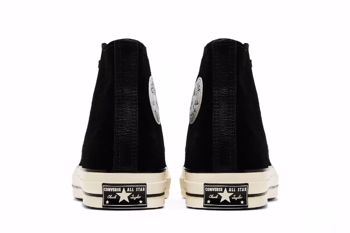 Converse Chuck 70 Suede High Black Egret, view 7