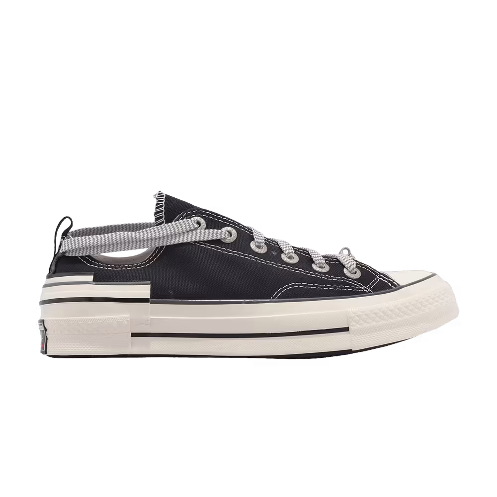 Converse Chuck 70 Hacked Heel Low Black Reflective