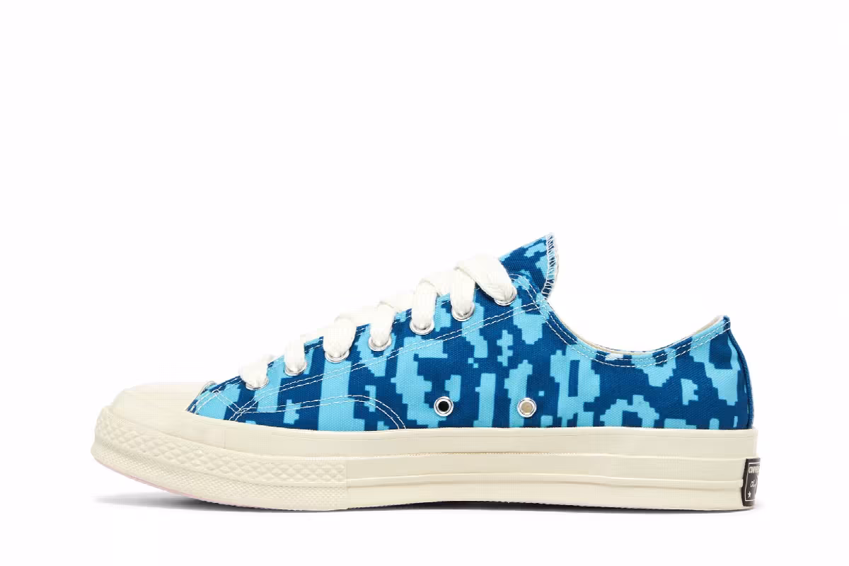 Golf Le Fleur x Converse Chuck 70 Low Digital Leopard Pack - Blue, view 4