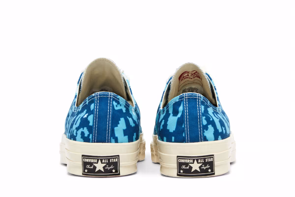 Golf Le Fleur x Converse Chuck 70 Low Digital Leopard Pack - Blue, view 7