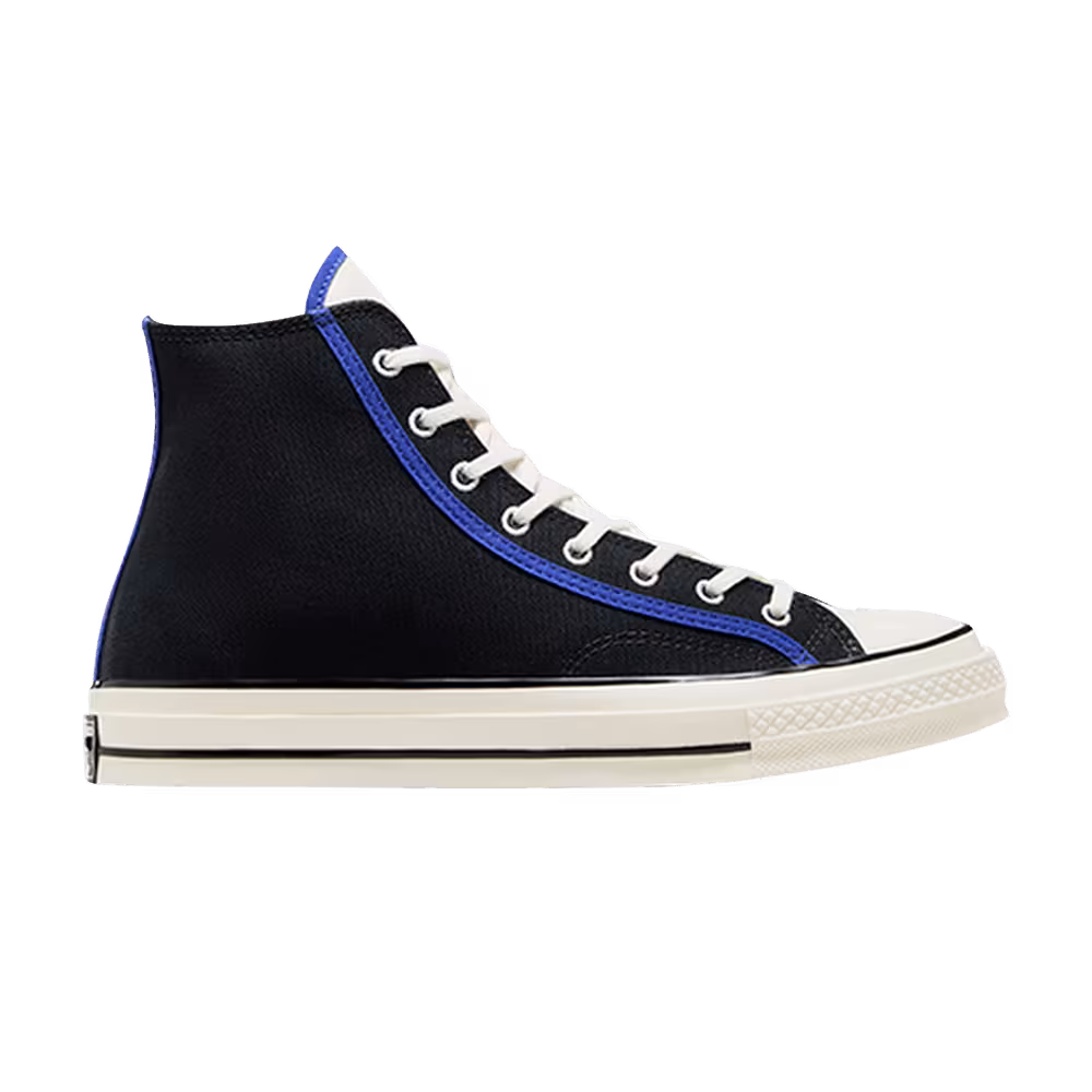 Converse Chuck 70 High Black Blue Flame