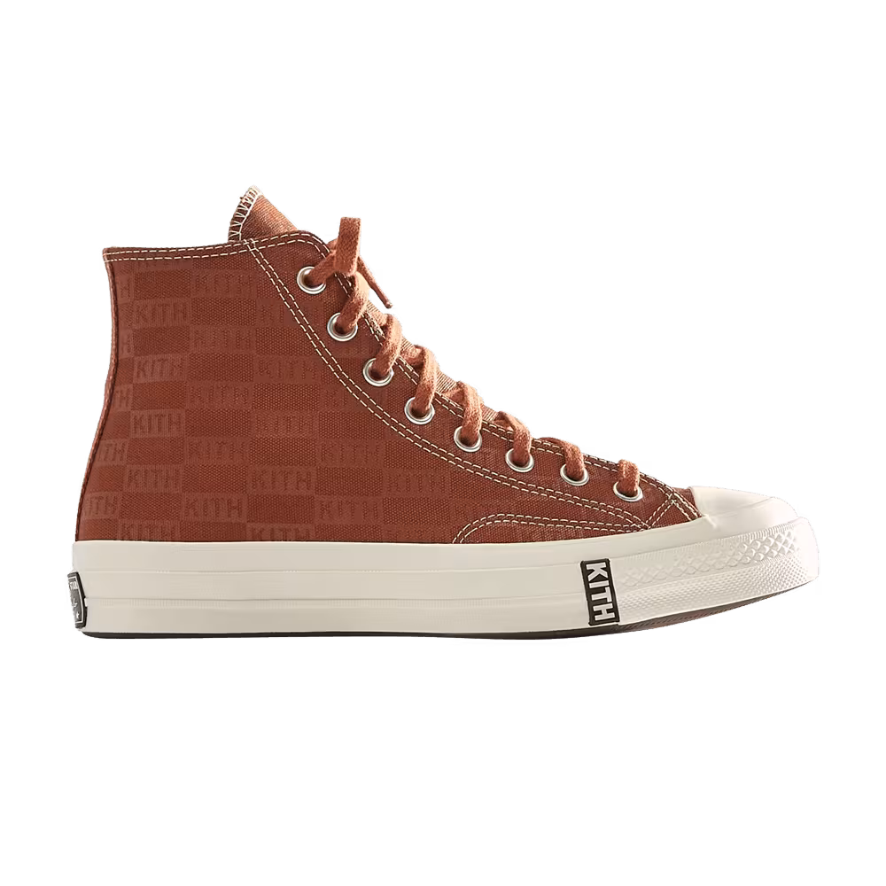 Kith x Converse Chuck 70 High Gingerbread Monogram