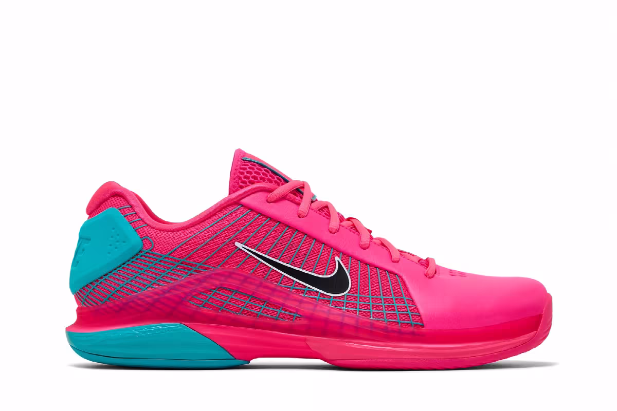 NikeCourt Air Zoom Vapor 12 Hypersmash Hyper Pink Dusty Cactus, view 2