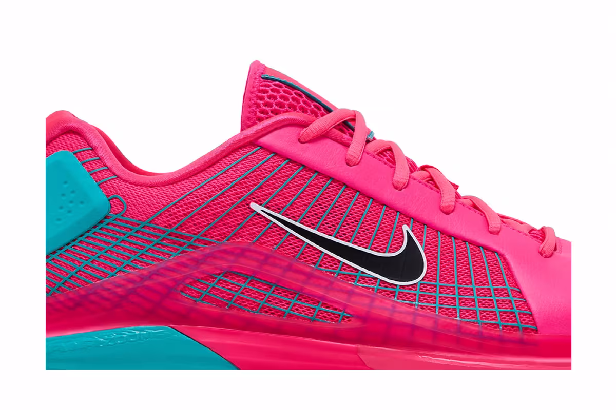 NikeCourt Air Zoom Vapor 12 Hypersmash Hyper Pink Dusty Cactus, view 3
