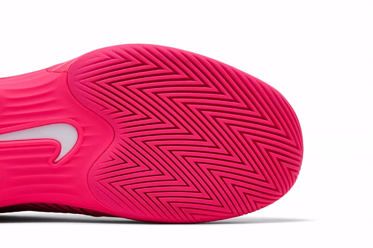 NikeCourt Air Zoom Vapor 12 Hypersmash Hyper Pink Dusty Cactus, view 6