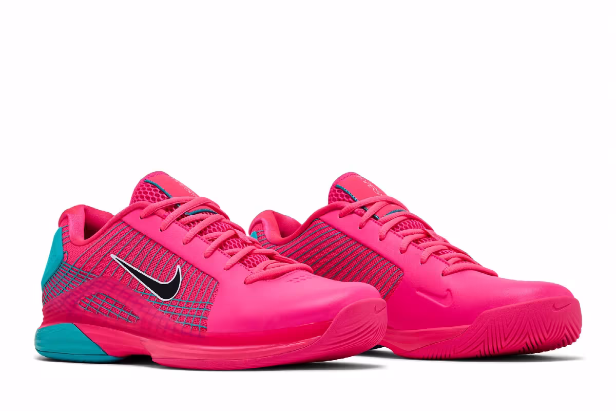 NikeCourt Air Zoom Vapor 12 Hypersmash Hyper Pink Dusty Cactus, view 9