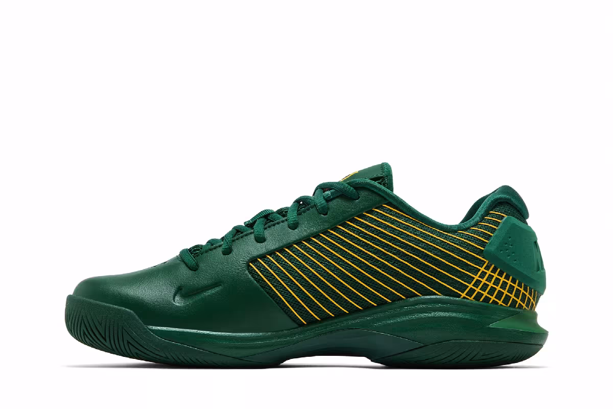 Nike Vapor 12 Hypersmash Hard Court Gorge Green, view 4