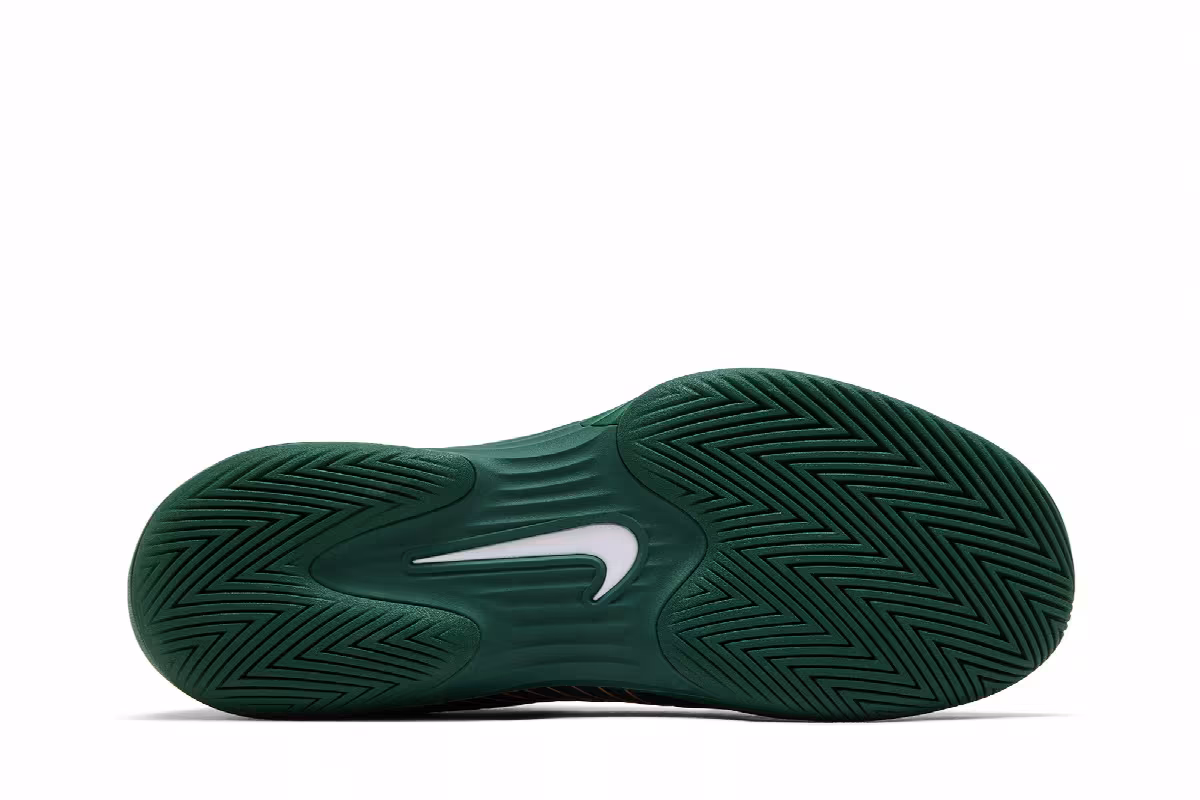 Nike Vapor 12 Hypersmash Hard Court Gorge Green, view 5