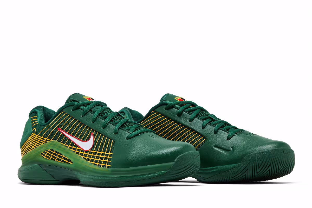 Nike Vapor 12 Hypersmash Hard Court Gorge Green, view 9