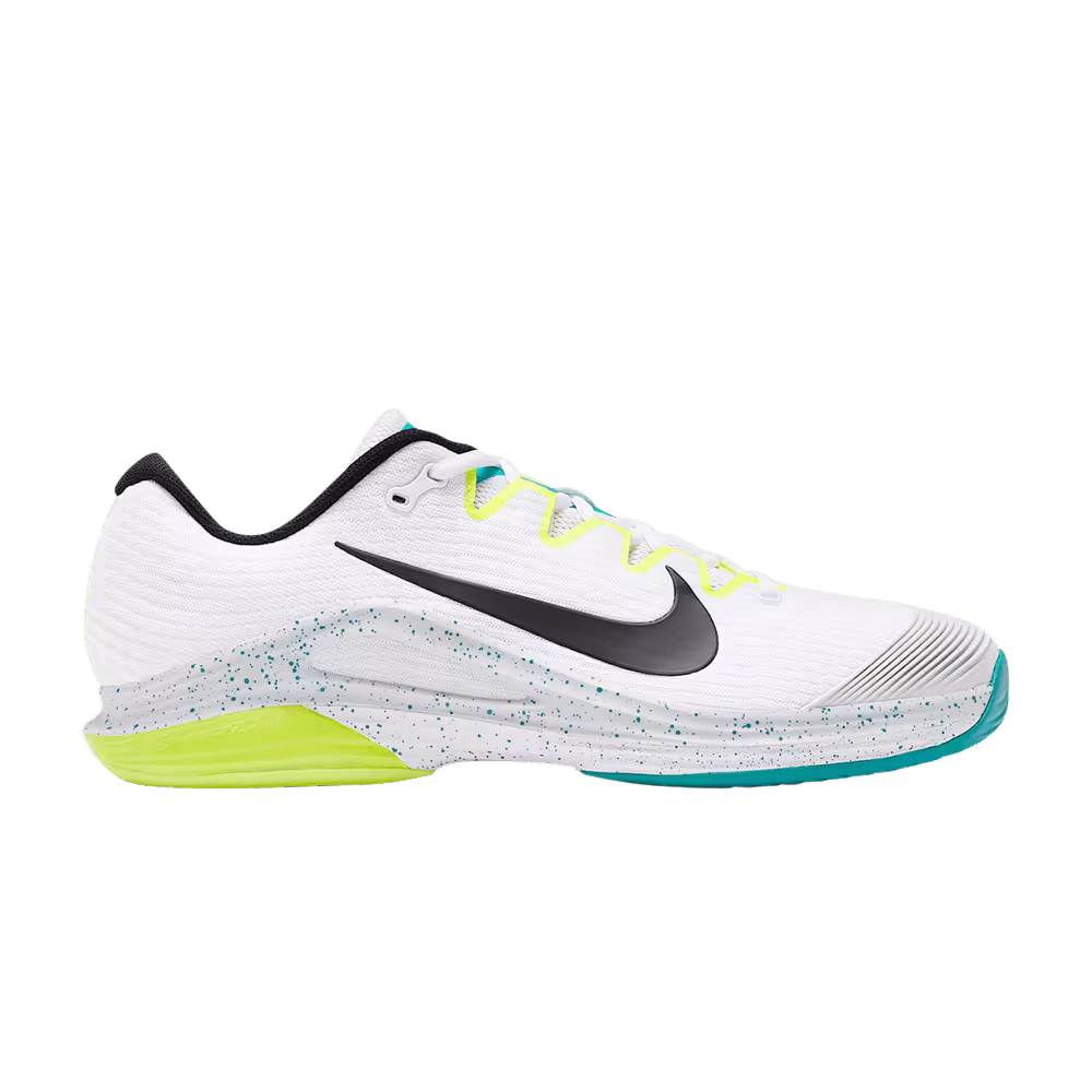 Nike Vapor 12 Hard Court Tennis White Volt Energy Black