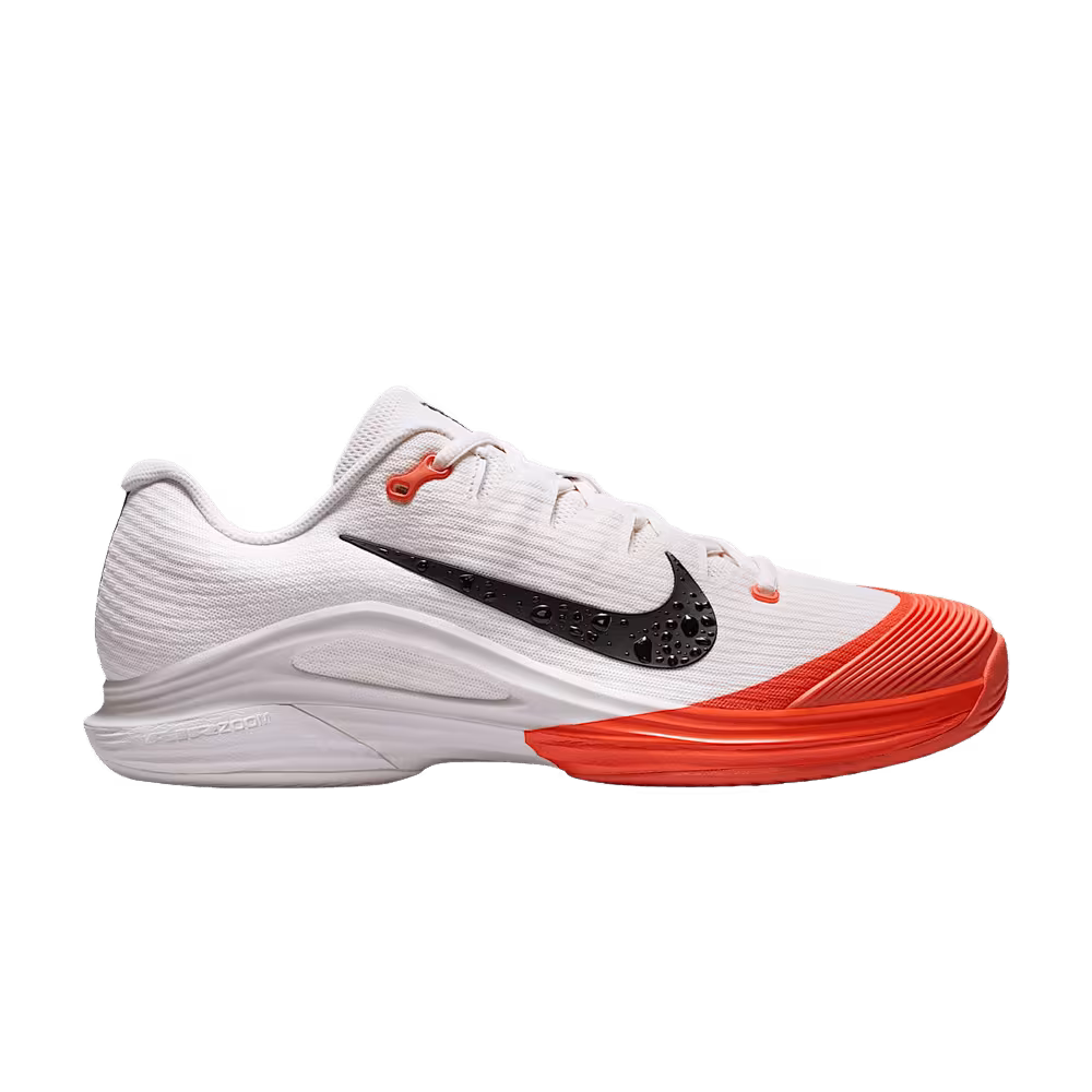 NikeCourt Air Zoom Vapor 12 HC Sail Turf Orange