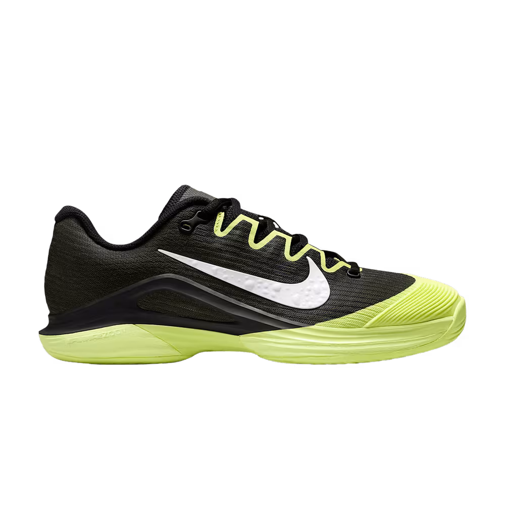 Women's NikeCourt Air Zoom Vapor 12 HC Black Light Lemon Twist