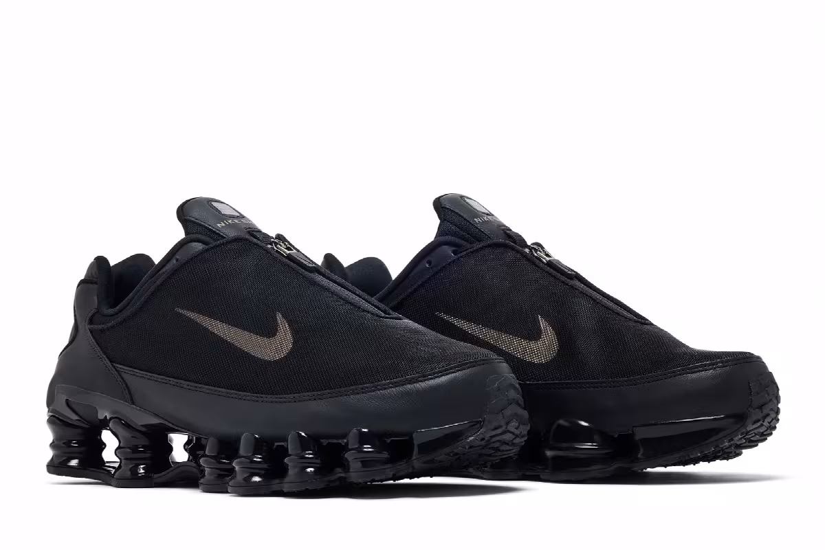Nike Women's Shox TL Black Cave Stone, view 9