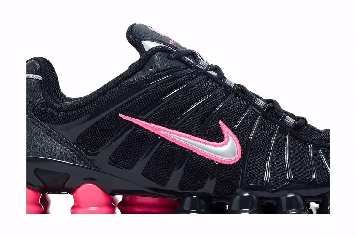 Nike Women's Shox TL Off Noir Hyper Pink, view 3