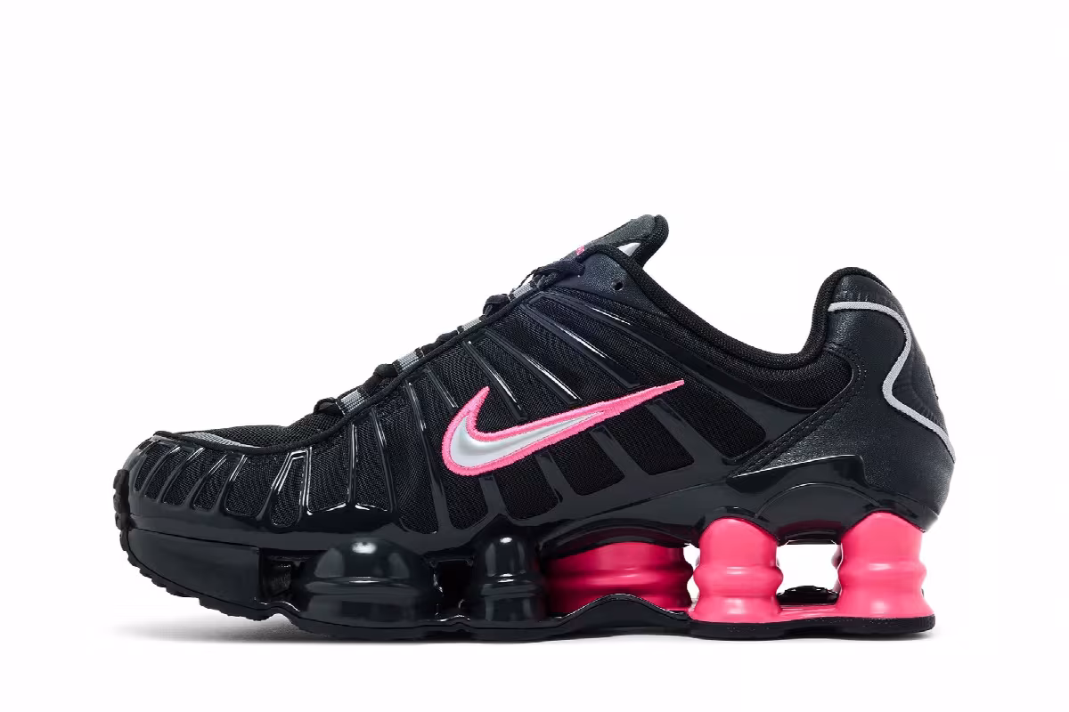 Nike Women's Shox TL Off Noir Hyper Pink, view 4