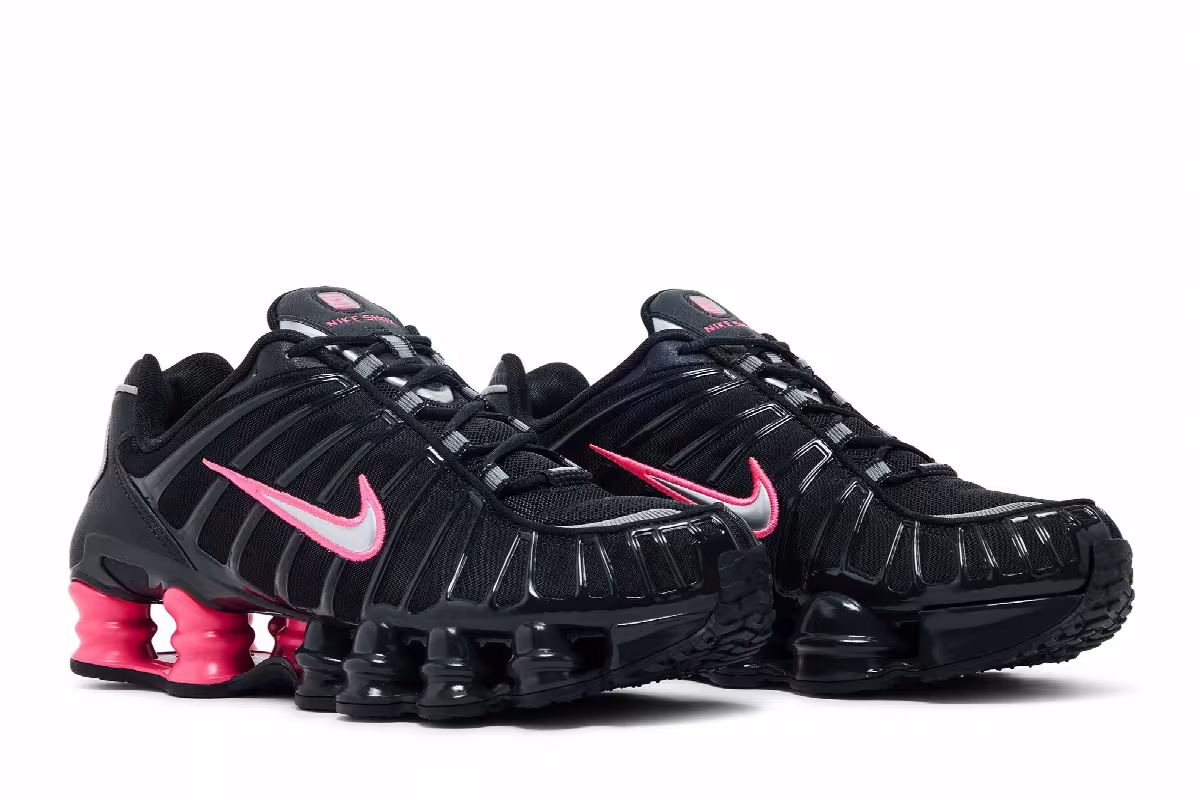 Nike Women's Shox TL Off Noir Hyper Pink, view 9