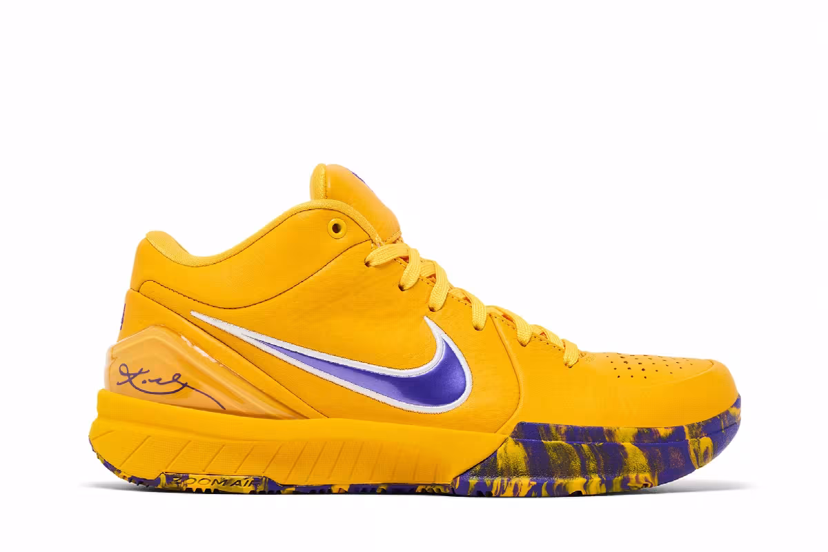 Nike Zoom Kobe 4 Protro GS Lakers, view 2