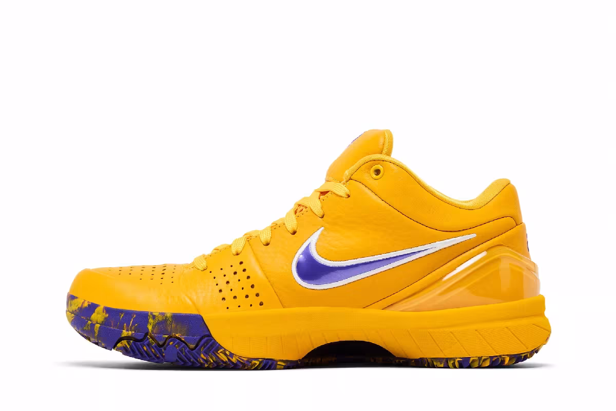 Nike Zoom Kobe 4 Protro GS Lakers, view 4