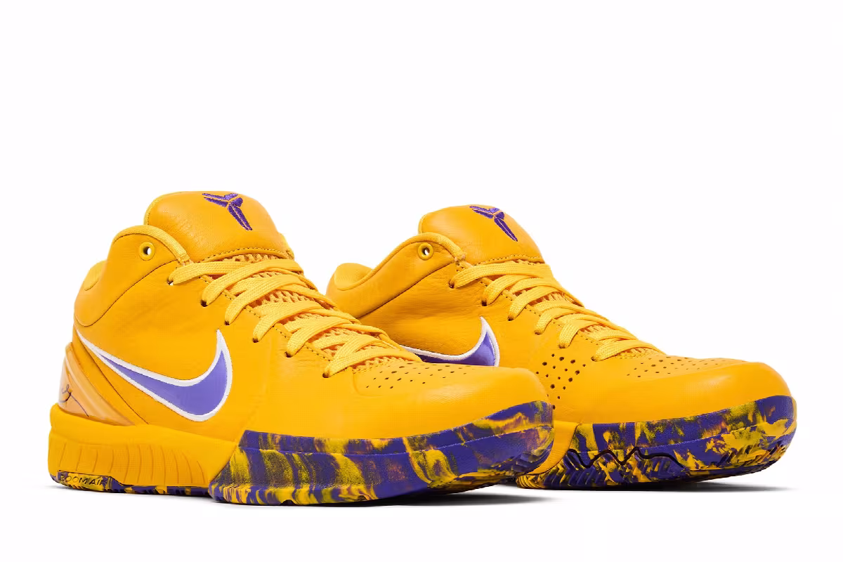 Nike Zoom Kobe 4 Protro GS Lakers, view 9