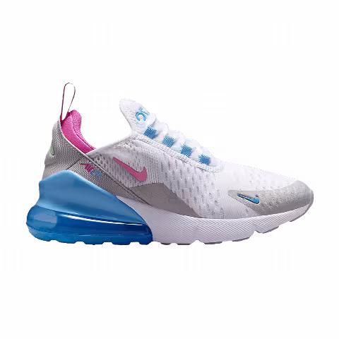 Nike Air Max 270 GS 'White Football Blue Arctic Green Pinksicle'