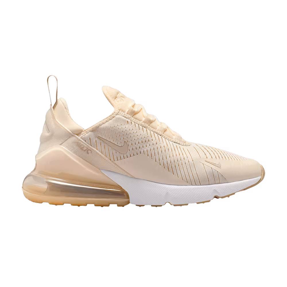 Nike Women's Air Max 270 Chalk Linen White Sanddrift