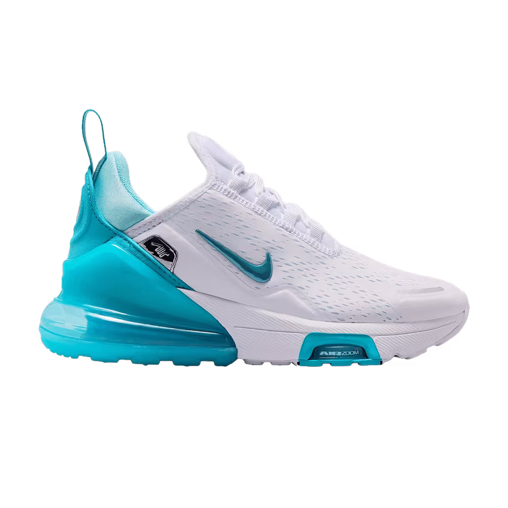 Nike Air Max 270 Premium GS White Copa Teal Tint Chlorine Blue