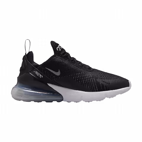 Nike Wmns Air Max 270 'Black White Metallic Silver'