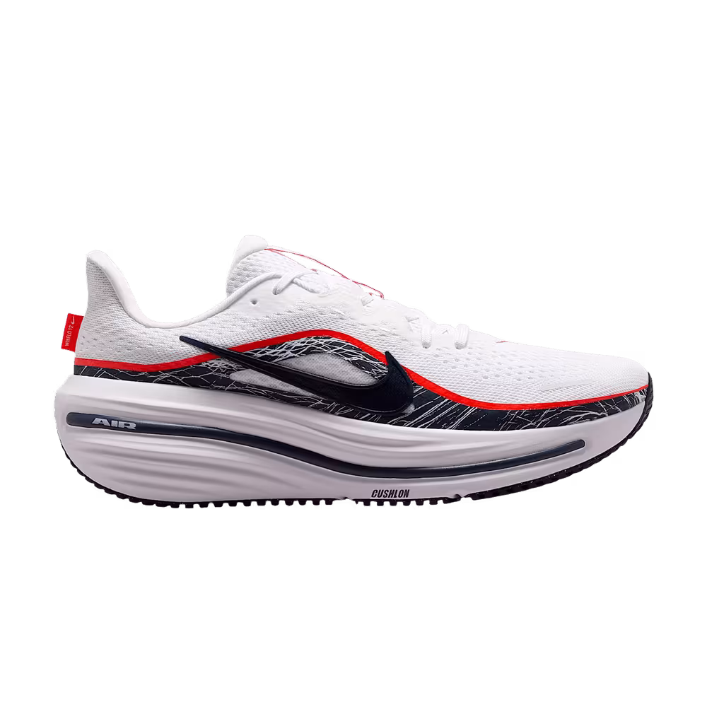 Nike Winflo 12 Road White Dynamic Yellow Bright Crimson Obsidian