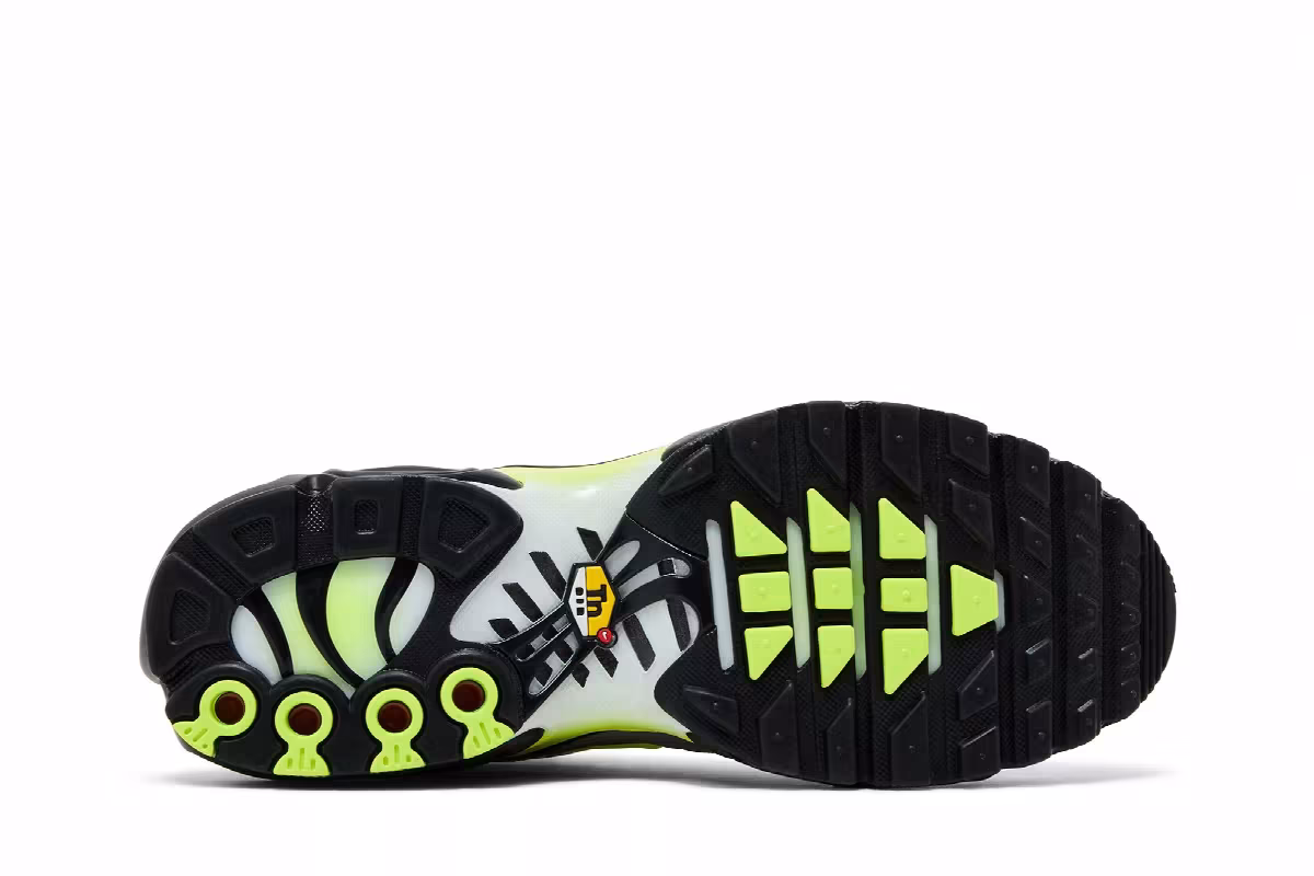 Nike Air Max Plus White Pearl Grey Neon, view 5
