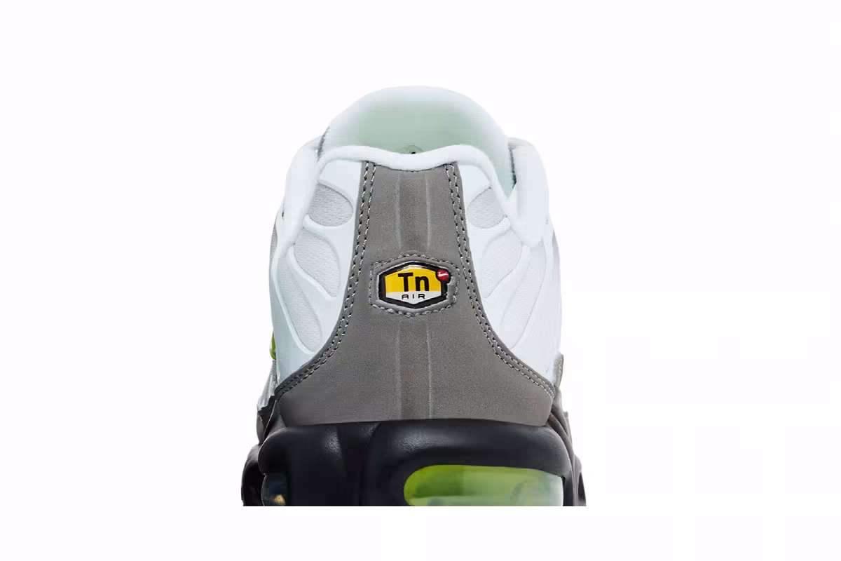 Nike Air Max Plus White Pearl Grey Neon, view 8