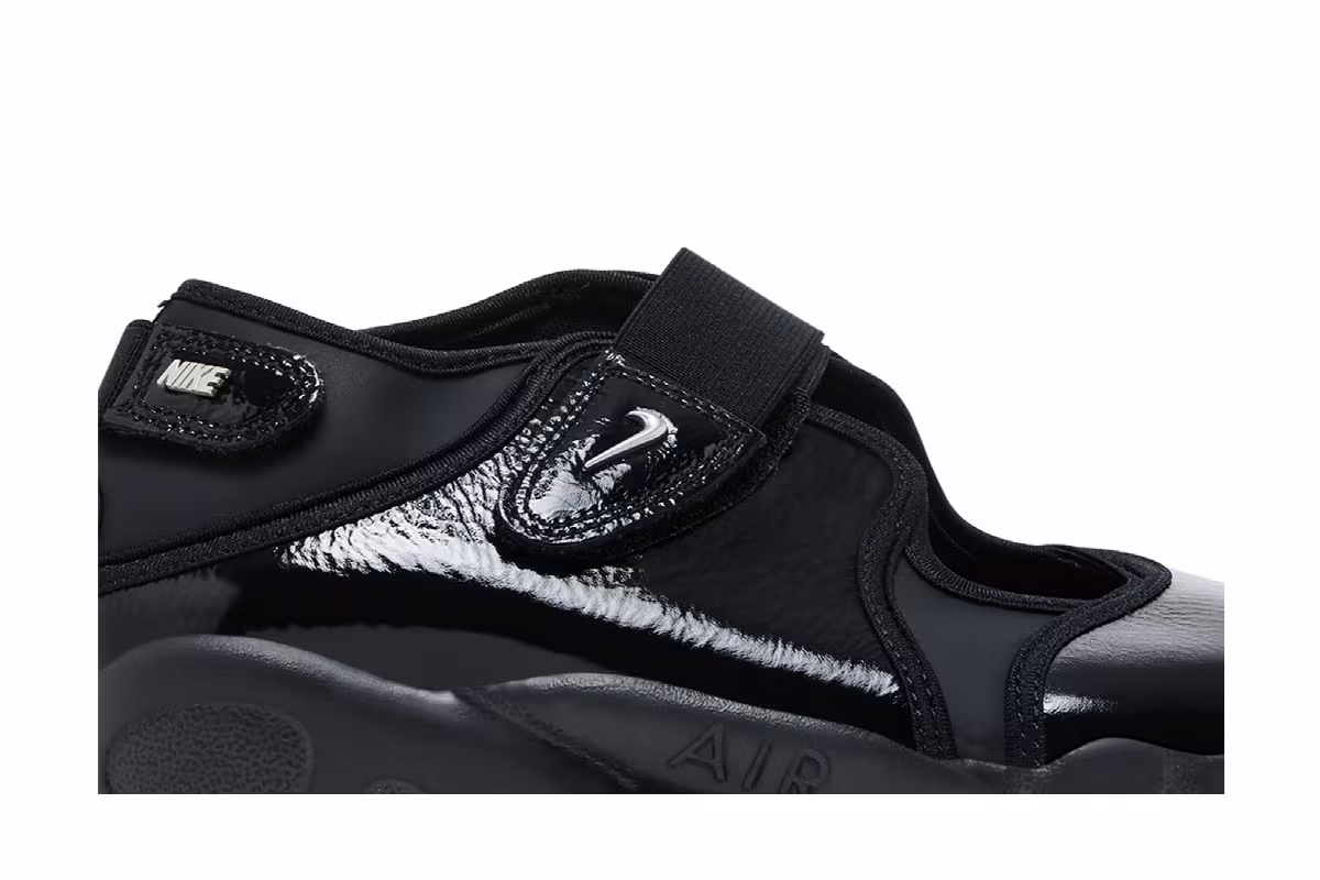 Nike Women's Air Rift Black Metallic Silver, view 3