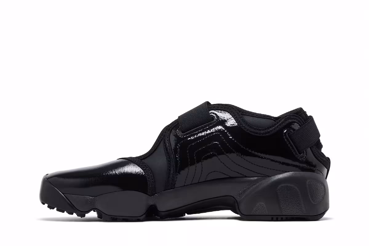 Nike Women's Air Rift Black Metallic Silver, view 4