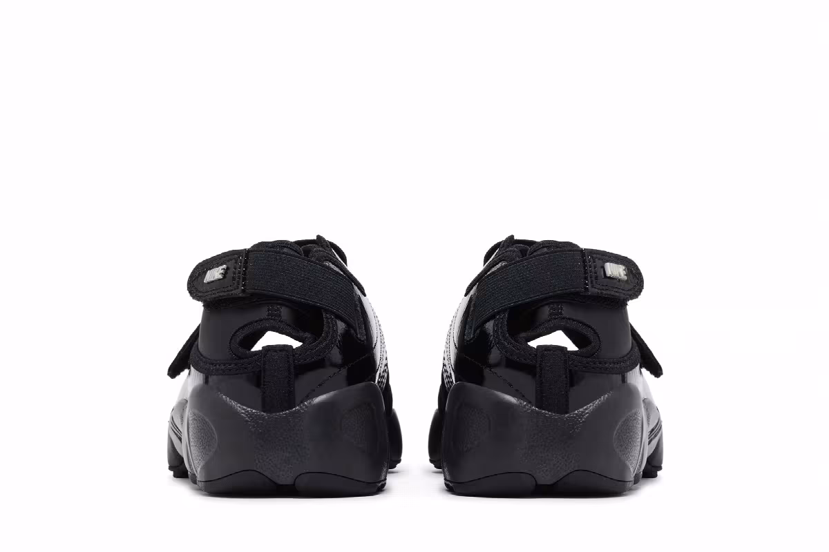 Nike Women's Air Rift Black Metallic Silver, view 7